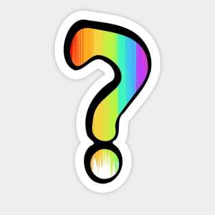 question mark Sticker